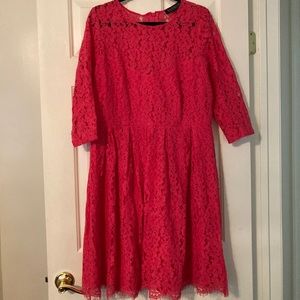 Eloquii Lace Fit n Flare Dress Size 14